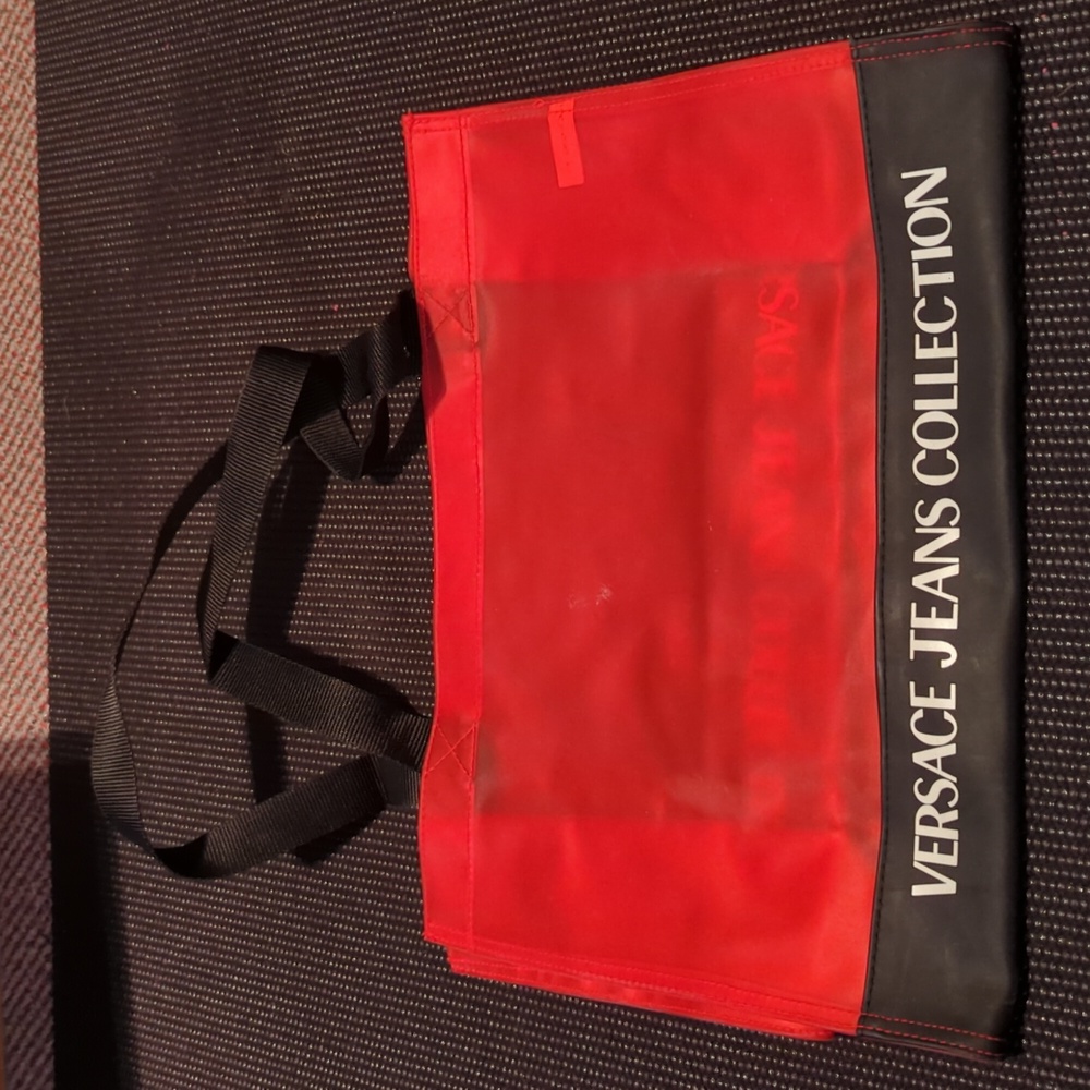 Vintage Versace jeans tote bag